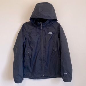 North Face Rain Jacket sz M BLACK